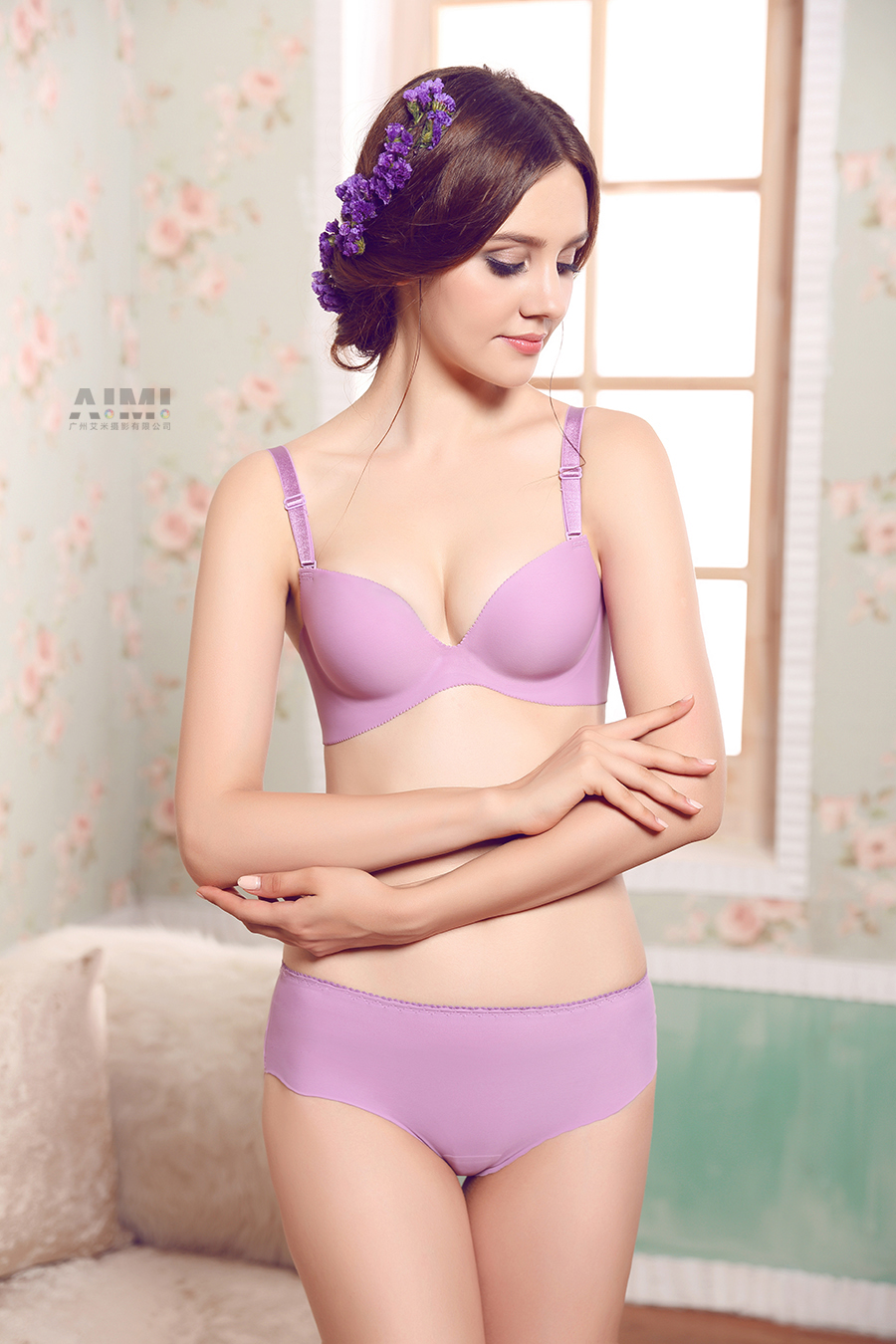 女装内衣模特拍摄：与狄菲俪诗品牌合作案例