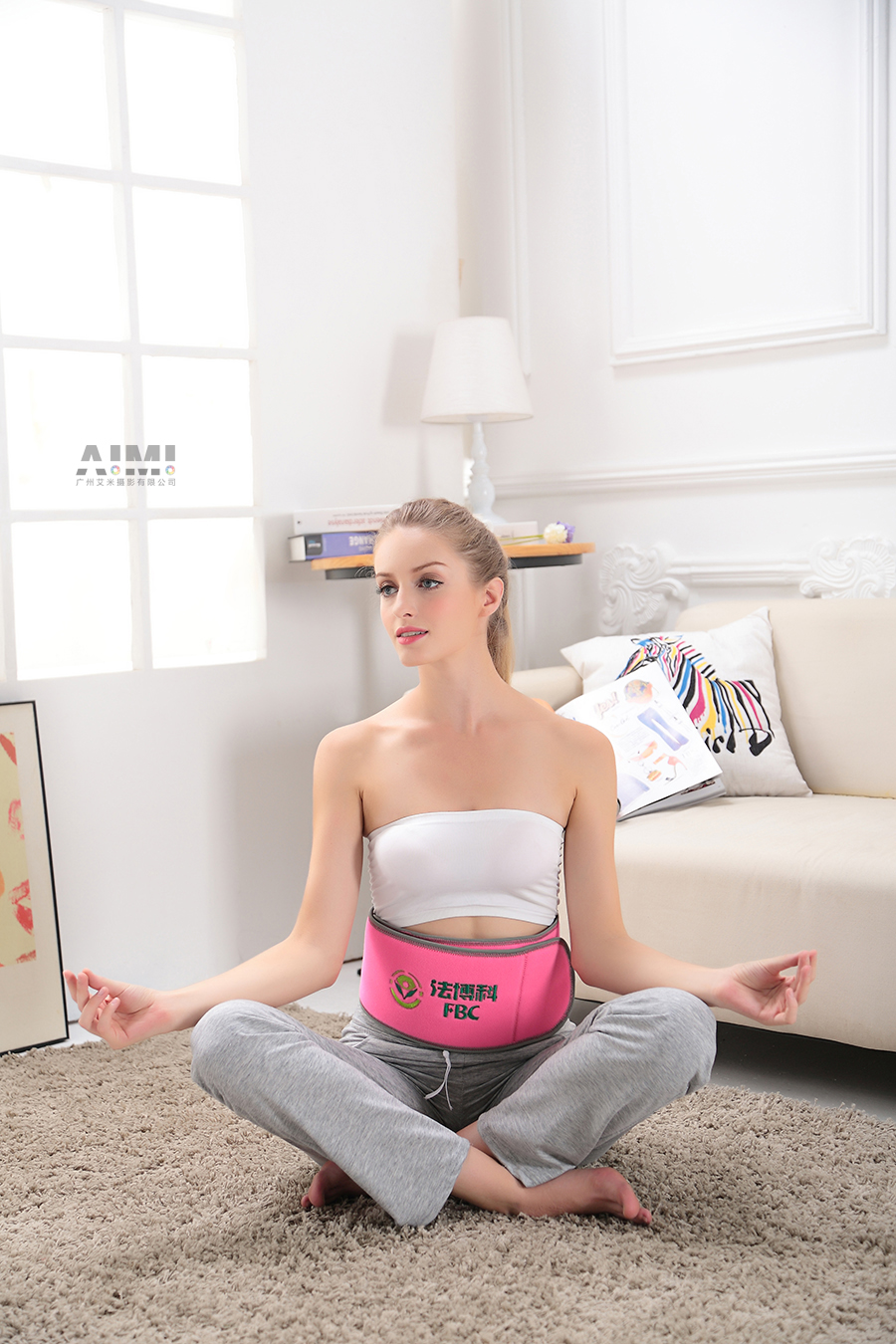 健身腰带模特拍摄：与法博科合作案例
