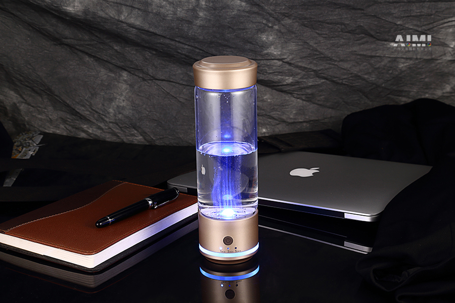 日用品水杯拍摄：与水素合作案例