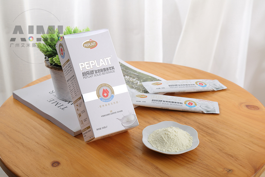 奶粉产品拍摄：与PEPLAIT倍乐肽合作案例