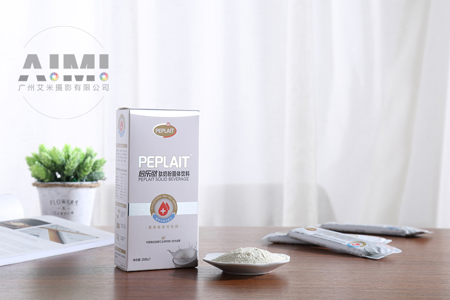 奶粉产品拍摄：与PEPLAIT倍乐肽合作案例