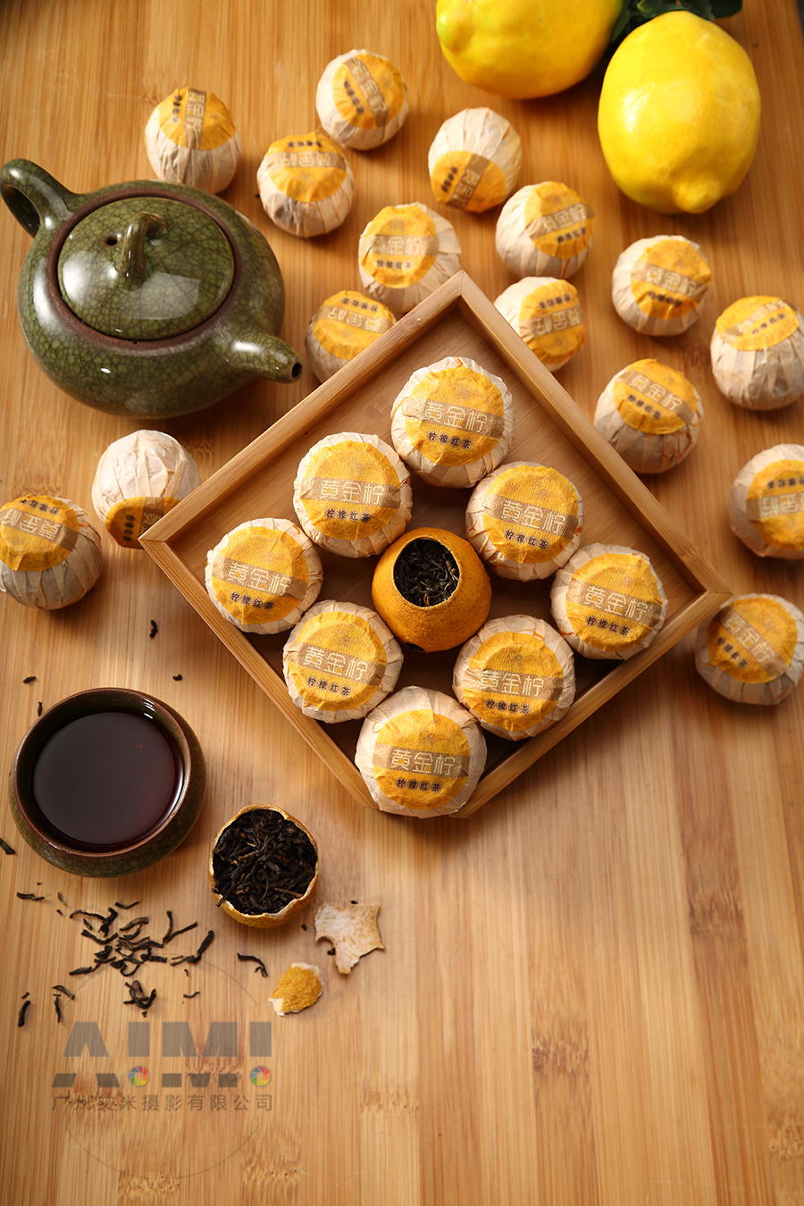 茶叶拍摄：与黄金柠合作案例