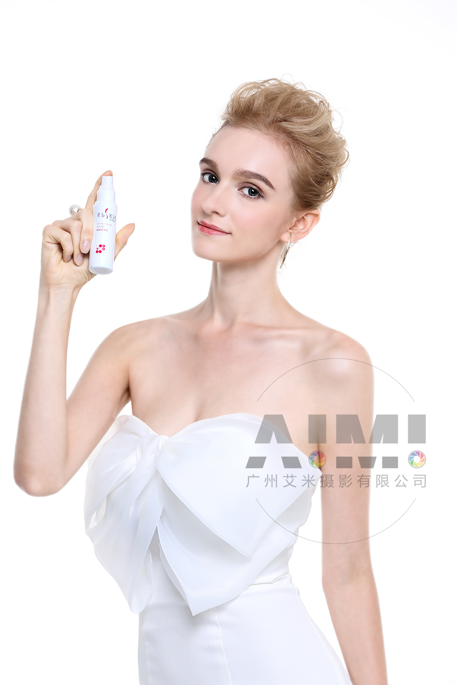 化妆品模特拍摄:与曼洛姿合作案例