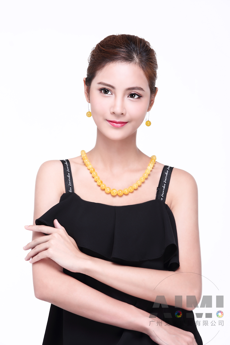 耳环首饰模特摄影 白底模特拍摄