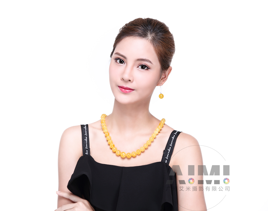 耳环首饰模特摄影 白底模特拍摄