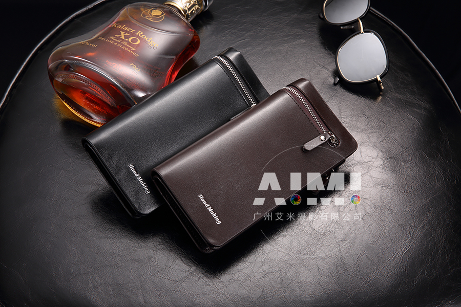 钱包拍摄男钱包  摄影场景拍摄