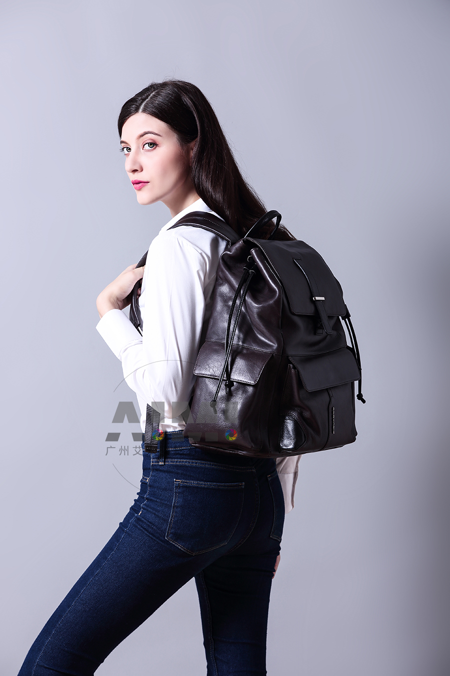 Women's Bags Photography模特 白底拍摄包包摄影