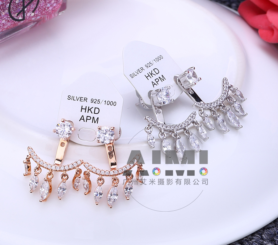 耳环首饰拍摄:与apm耳环合作案例