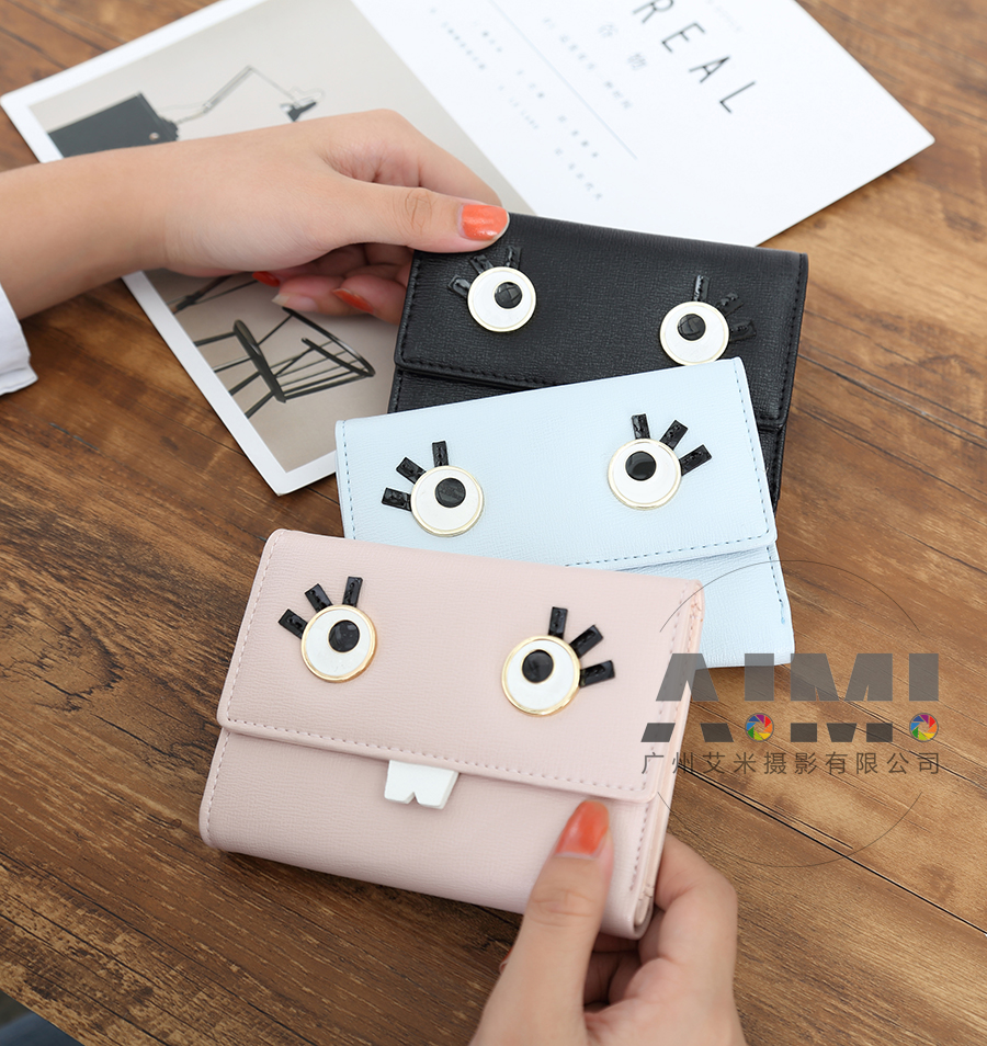 钱包拍摄女钱包 模特场景拍摄