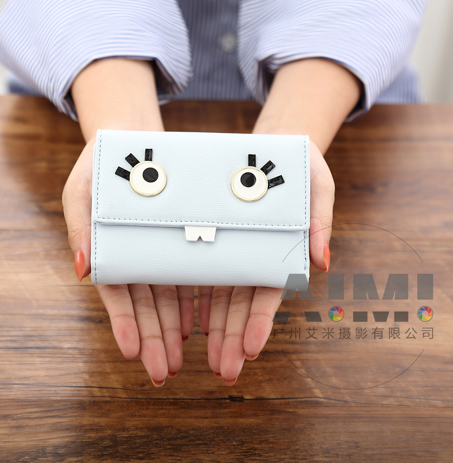 钱包拍摄女钱包 模特场景拍摄