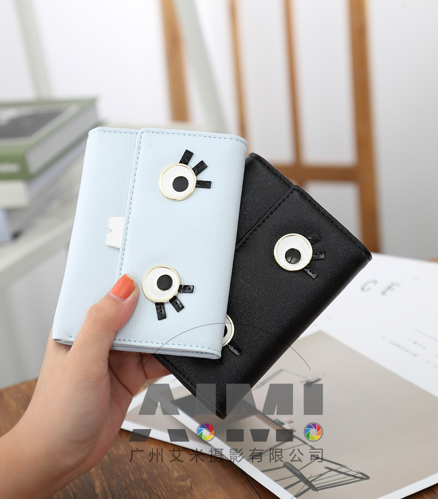 钱包拍摄女钱包 模特场景拍摄