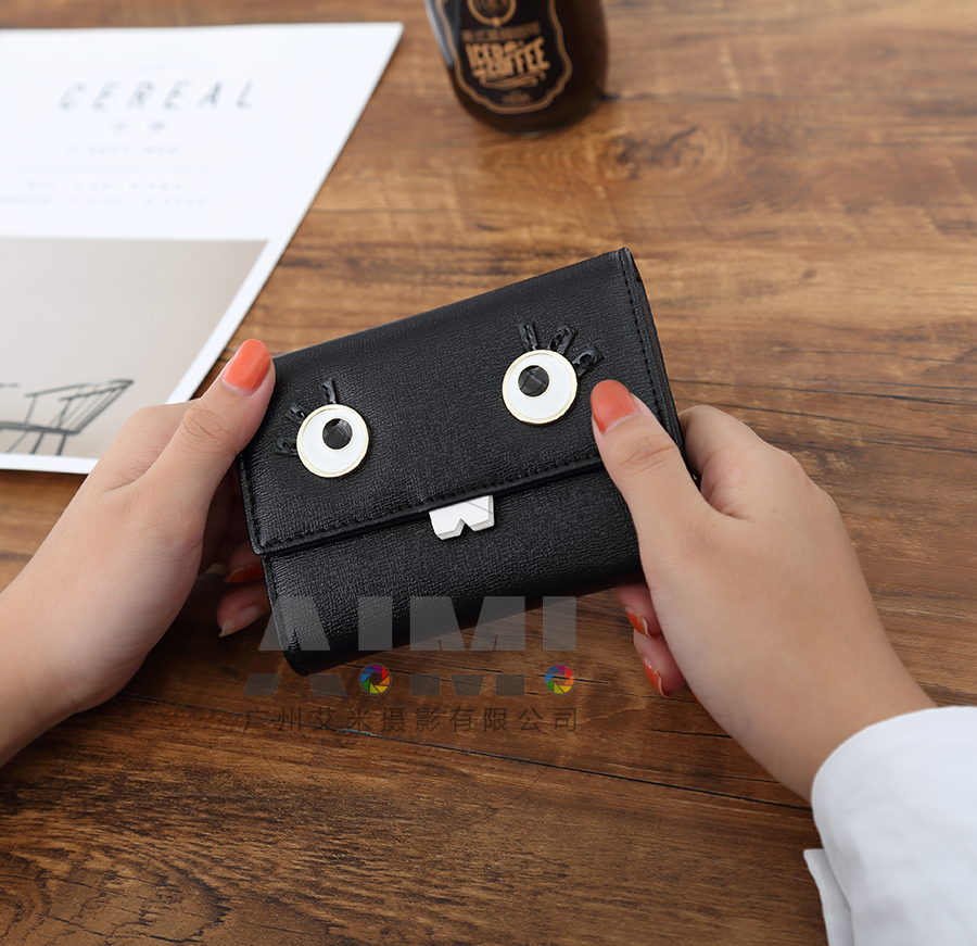 钱包拍摄女钱包 模特场景拍摄