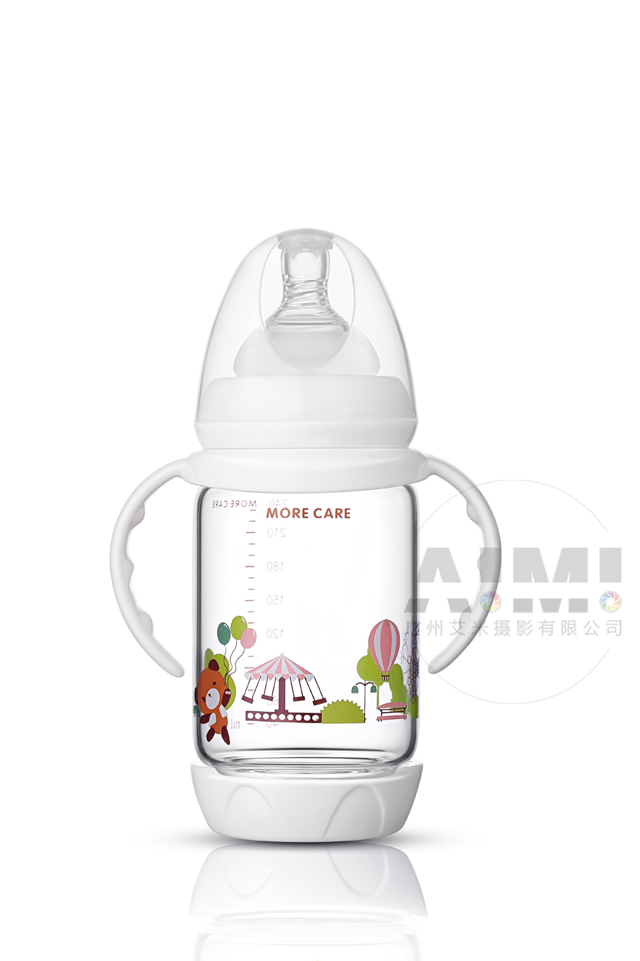 奶瓶白底拍摄:与MORECARE合作案例