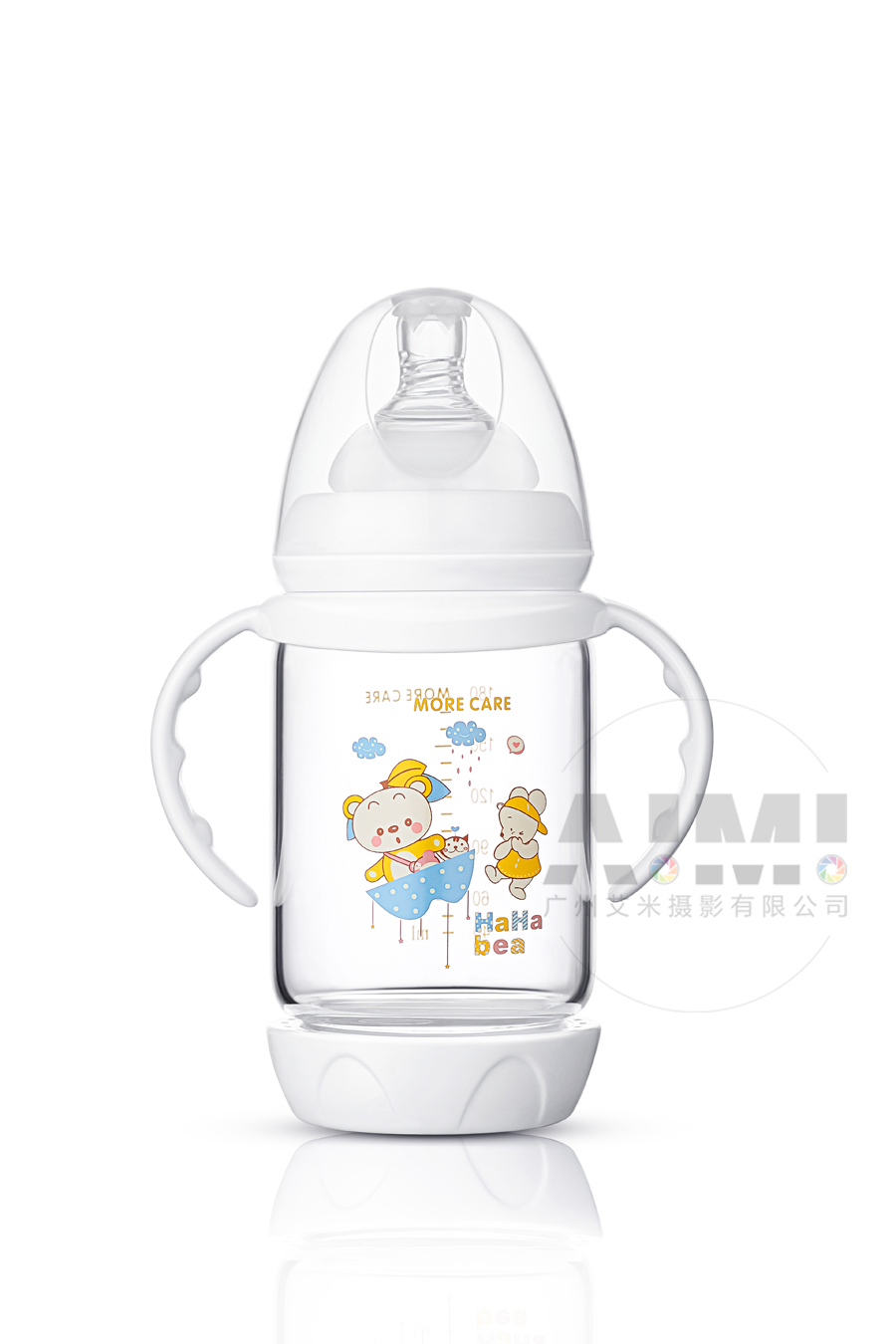 奶瓶白底拍摄:与MORECARE合作案例