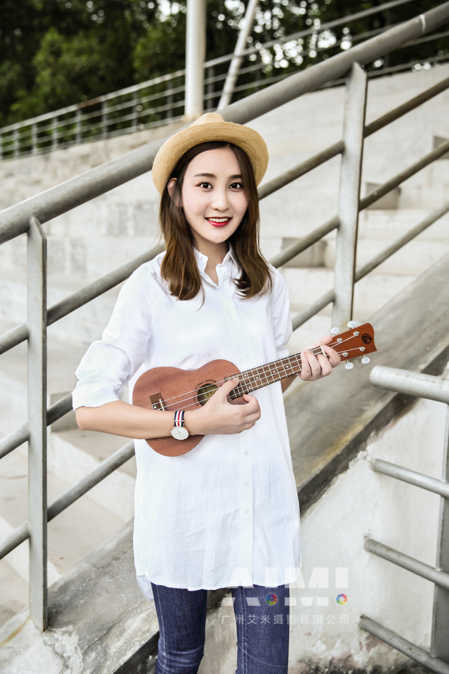 吉他模特场景拍摄吉他模特摄影