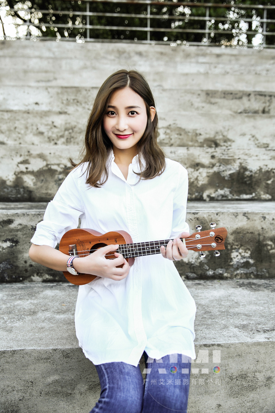 吉他模特场景拍摄吉他模特摄影