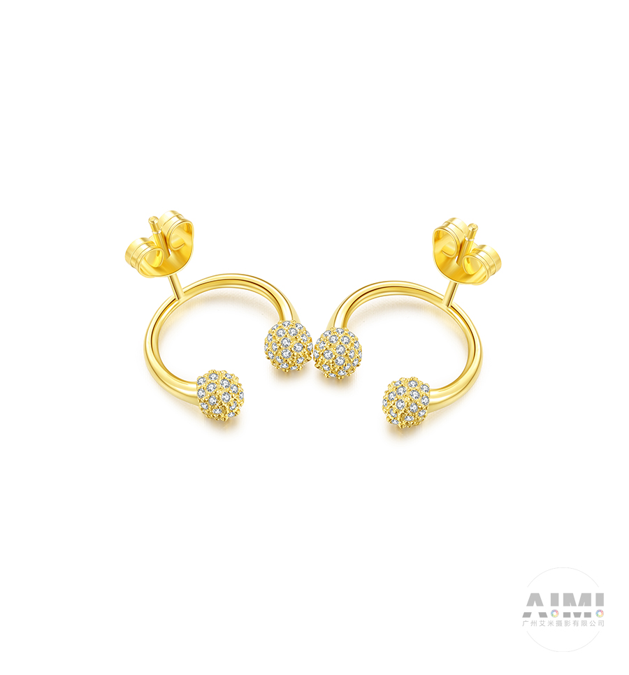 耳环摄影:与宪章堂珠宝合作案例