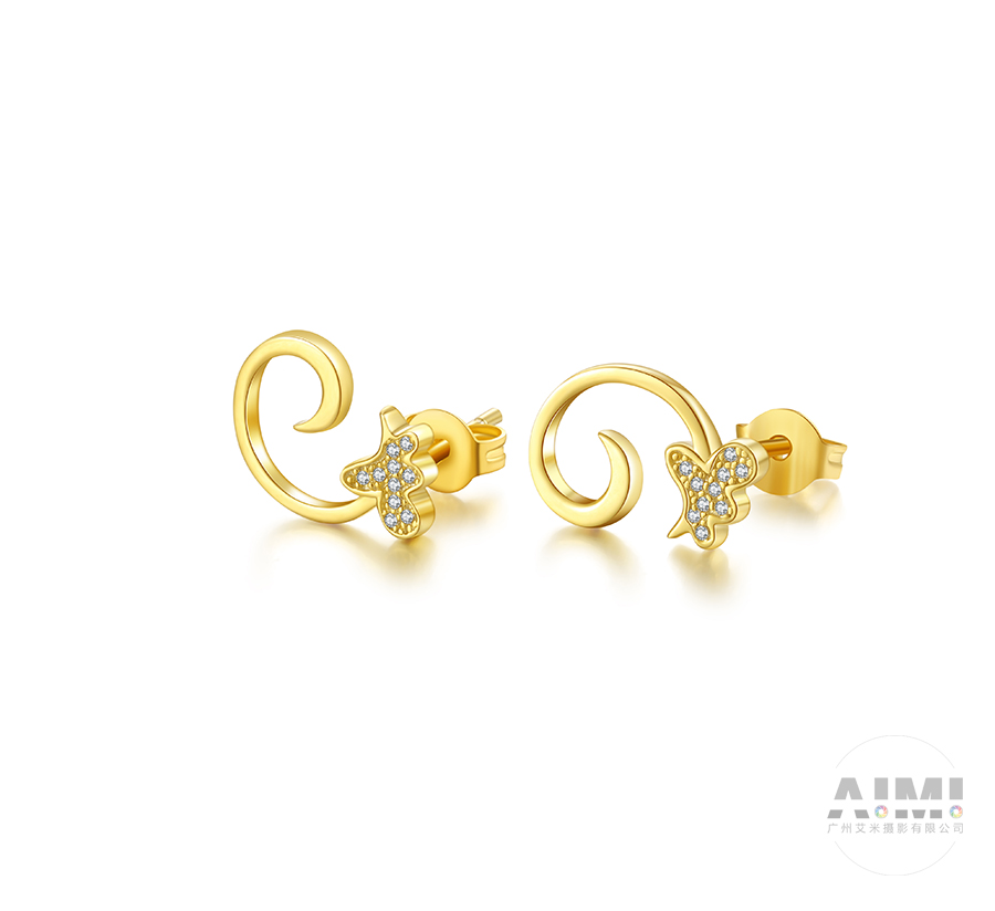 耳环摄影:与宪章堂珠宝合作案例