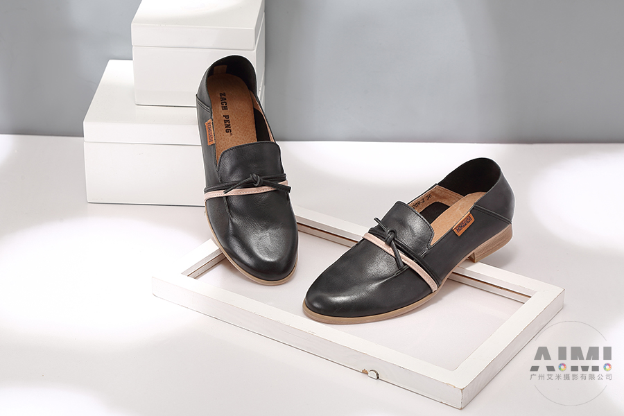 豆豆鞋，拍摄女鞋拍摄