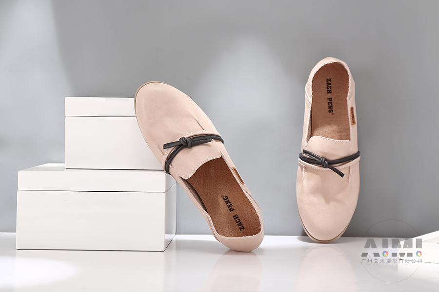 豆豆鞋，拍摄女鞋拍摄